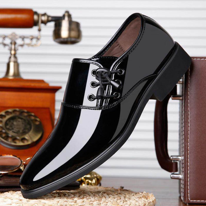 Lace-Up Leather Shoes Men Business Casual Shoes Men - Magellan Fashion Shop