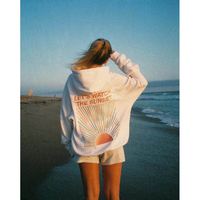 Sweater Printed Hooded Style Casual Men And Women Same Style - Magellan Fashion Shop