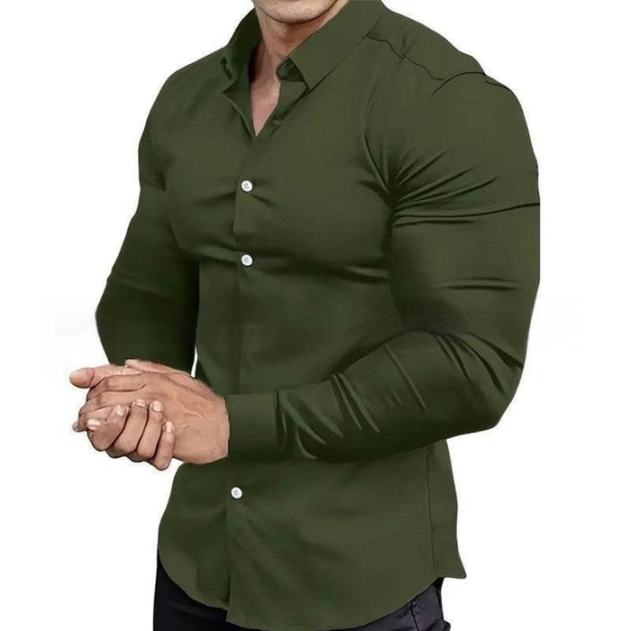 Men's Non-ironing Professional Anti-wrinkle Casual Shirt - Magellan Fashion Shop