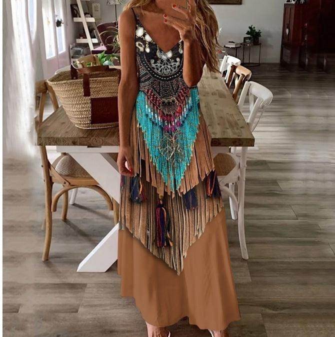 Women's Fashion Personality Series Sling Dress - Magellan Fashion Shop