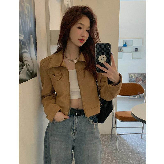 Spice Girls Lapel Long Sleeve Jacket - Magellan Fashion Shop