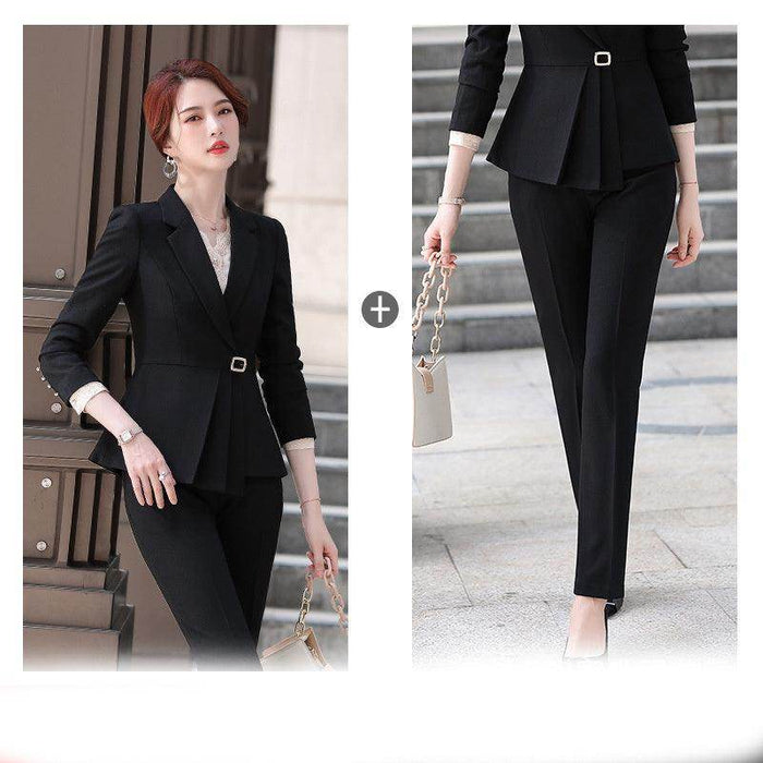 Simple Women's Solid Color Business Suit - Magellan Fashion Shop