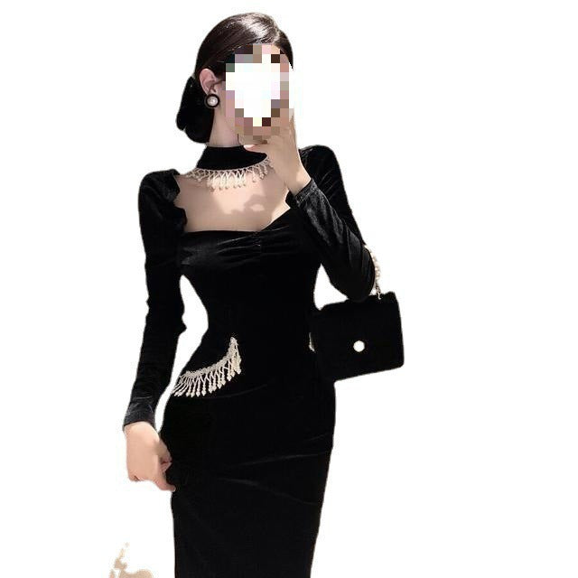Puffy Sleeves Square Collar Dress