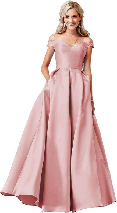 Off-the-shoulder Ball Gown Long - Magellan Fashion Shop