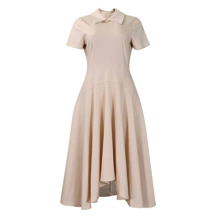 Fashion Temperament High Waist Banquet Large Swing Elegant Evening Party Africa Dress - Magellan Fashion Shop