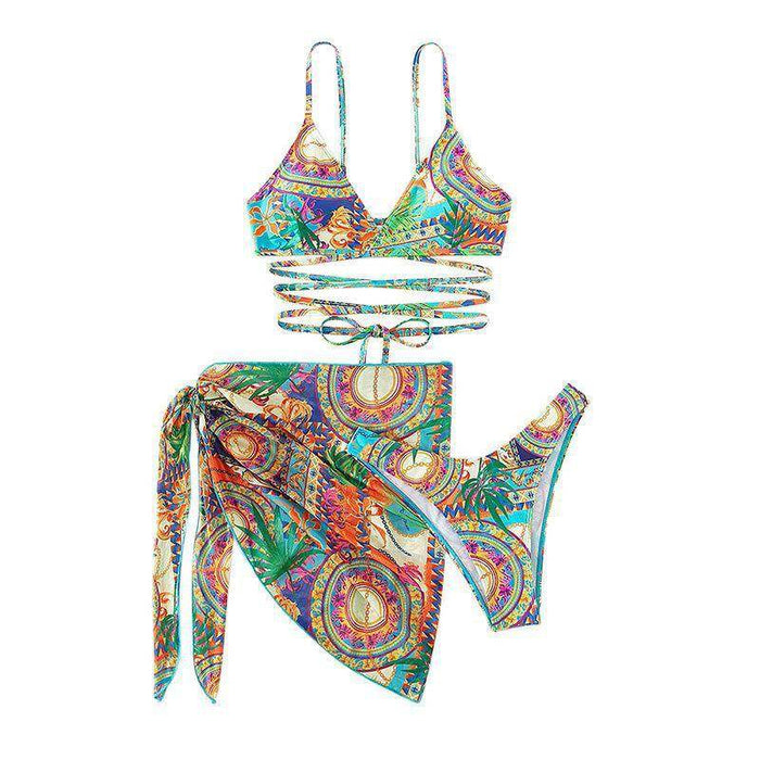 Ladies' Mesh Fashion Personalized Split Swimsuit - Magellan Fashion Shop