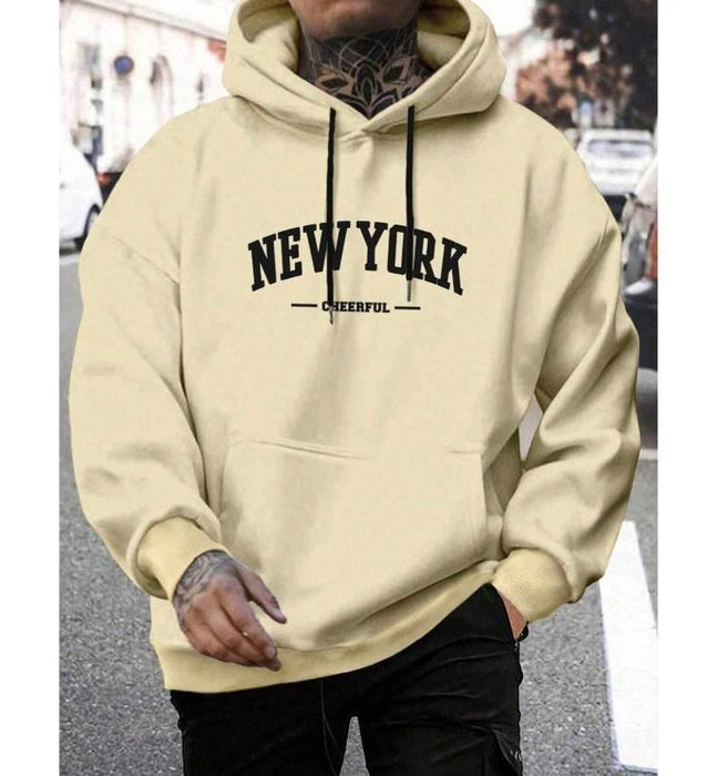 Men's Casual American-style Retro Loose Hooded Sweater - Magellan Fashion Shop