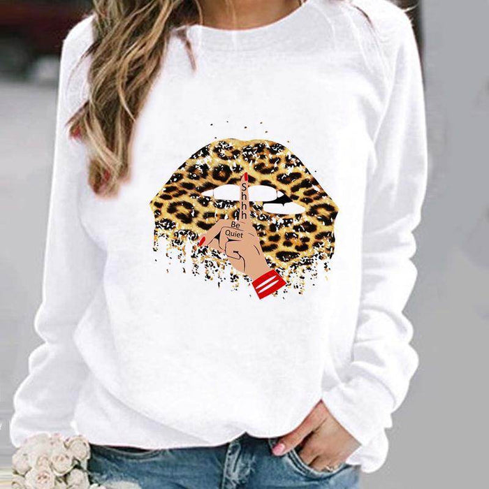 XINGX Printed Pattern Round Neck Sweater - Magellan Fashion Shop