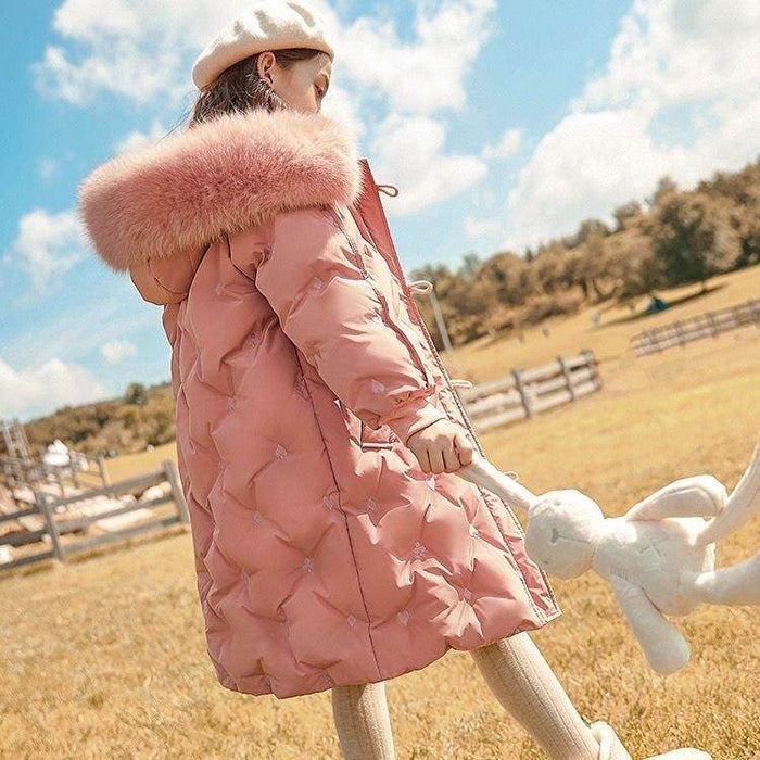 Girls' Winter New Long Down Jacket - Magellan Fashion Shop