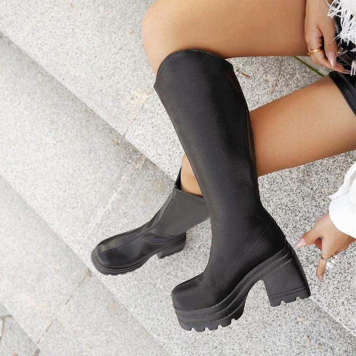 Women's Fashion Personality High Heel Riding Boots - Magellan Fashion Shop