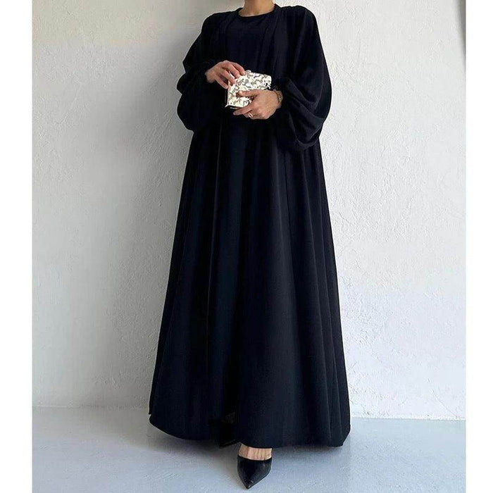 Women's Fashion Dress Lace-up Waist-controlled Baggy Coat Long - Magellan Fashion Shop