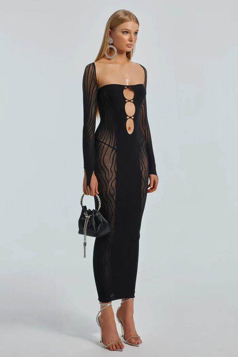 Women's Dress Mesh Hollow Sheath - Magellan Fashion Shop