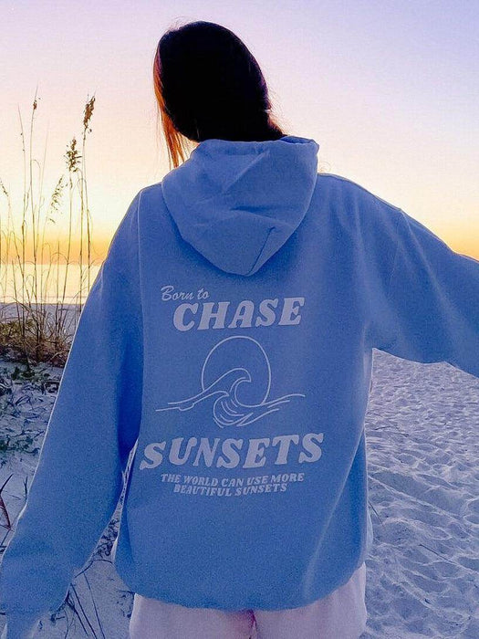 Fashion Female Color Pattern Printed Hoodie - Magellan Fashion Shop