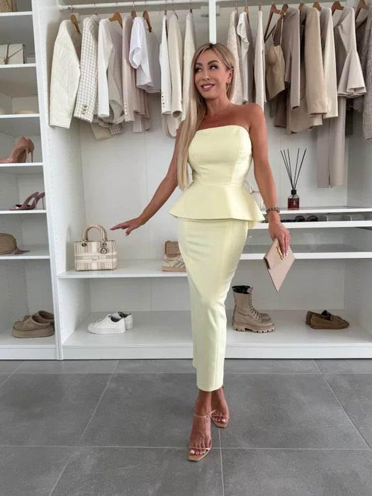 Spring Women's Clothes Sheath Off-shoulder Suit Women - Magellan Fashion Shop