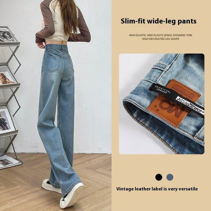 Autumn And Winter Narrow Loose Straight Jeans For Women - Magellan Fashion Shop