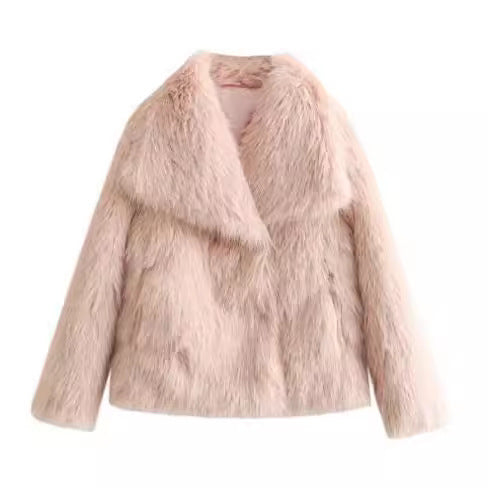 Winter Plush Coat  Warm Thicken Fluffy