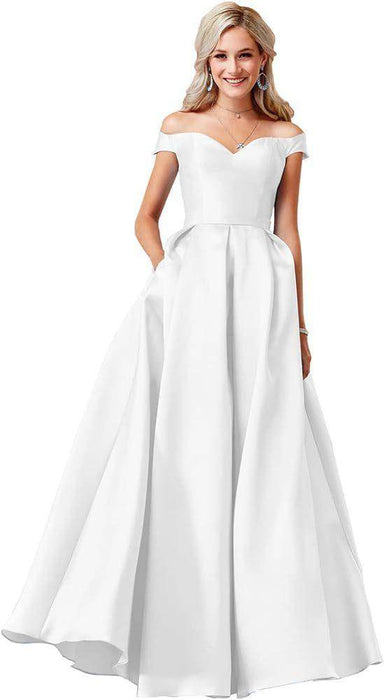 Off-the-shoulder Ball Gown Long - Magellan Fashion Shop
