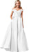 Off-the-shoulder Ball Gown Long - Magellan Fashion Shop