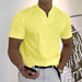 Summer Short Sleeve Shirt Men Fitness Plus Size Sports T-Shirt Elastic Cotton Pocket - Magellan Fashion Shop