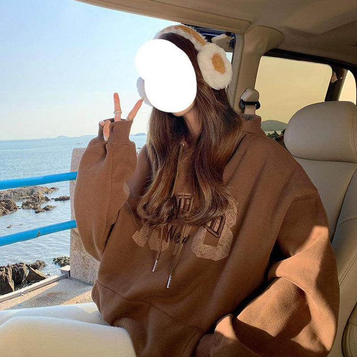 Loose Long Sleeve Small Print Top - Magellan Fashion Shop