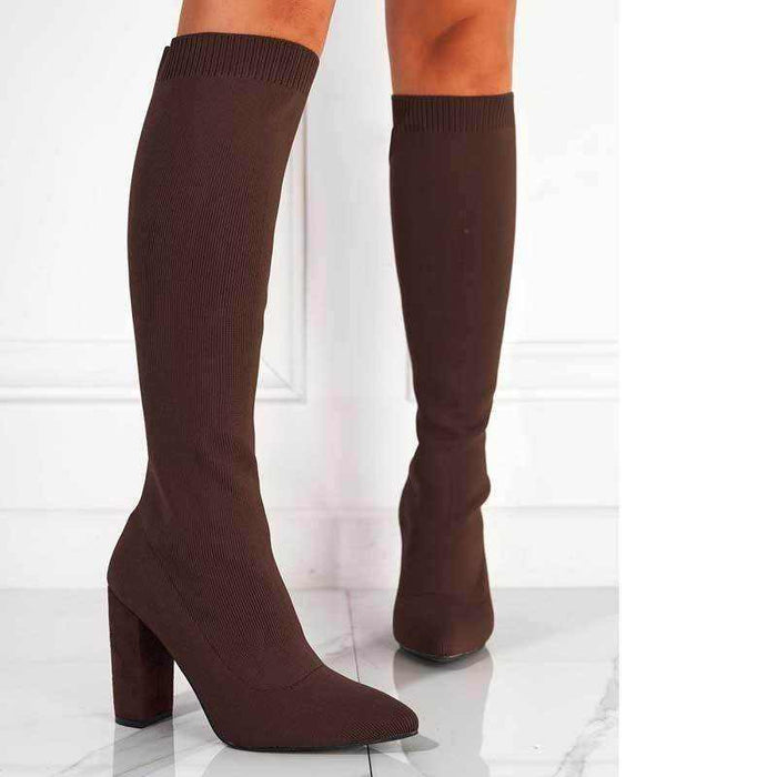 Thick High-heeled Thigh Boot Women - Magellan Fashion Shop