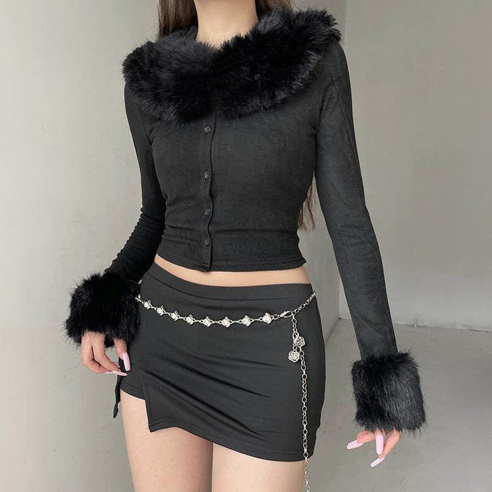 Short Breasted Cardigan Long Sleeve Coat For Women - Magellan Fashion Shop