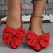 Big Bow Flat Shoes - Magellan Fashion Shop