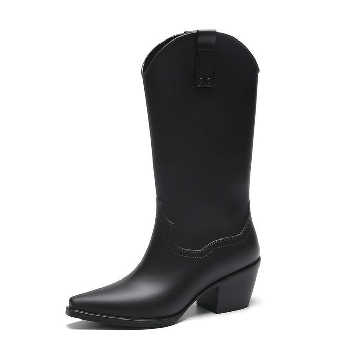 Women's rubber boots non-slip durable wear-resistant cold-resistant