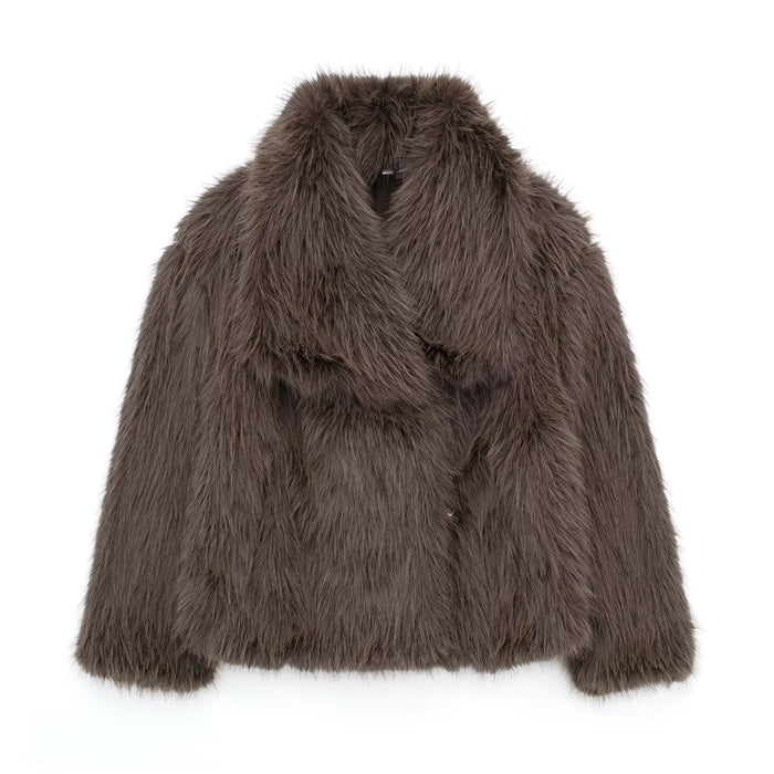 Winter Plush Coat  Warm Thicken Fluffy