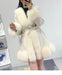 Leather Coat Suede Fur Integrated Mid-length - Magellan Fashion Shop