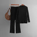 Mock Neck Sweater Twist Suit Female Fashionable Knitted - Magellan Fashion Shop