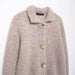 Fashionable All-match Flower-shaped Decorated Row Button Knitted Coat - Magellan Fashion Shop