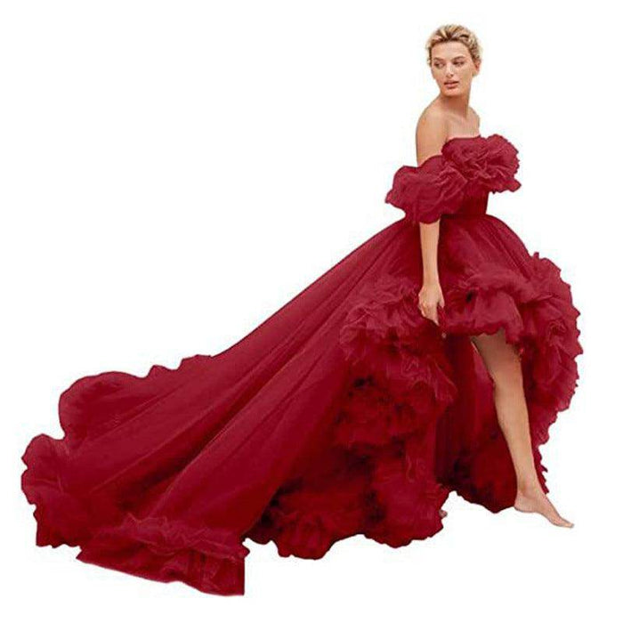 Tube Top Short Front And Long Back Dress - Magellan Fashion Shop