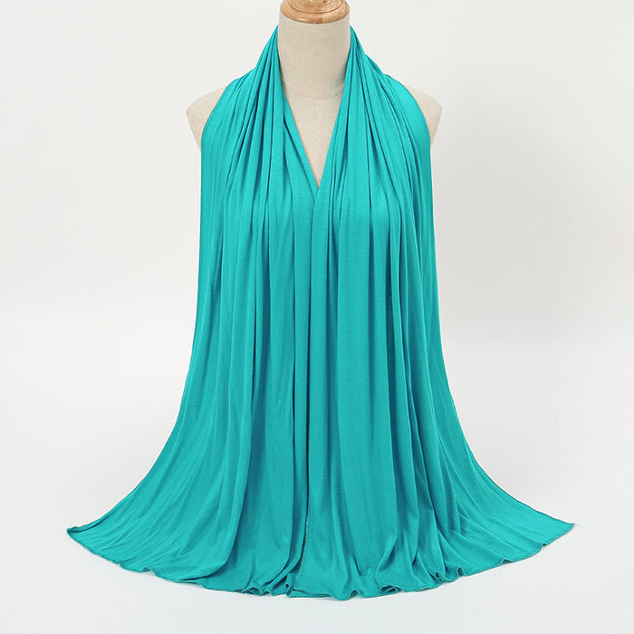 Solid Color Cotton Warm Shawl