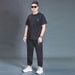 Oversized T-shirt And Trousers Two-piece Fat Casual Sports Suit - Magellan Fashion Shop