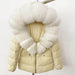 Short Women's Thickened Slim Fit Waist-tight Fur Down Jacket - Magellan Fashion Shop