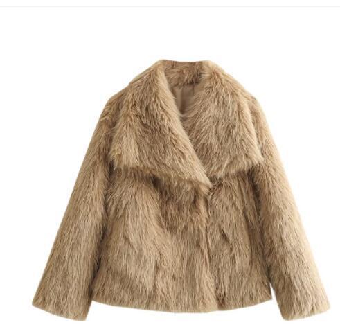 Winter Plush Coat  Warm Thicken Fluffy