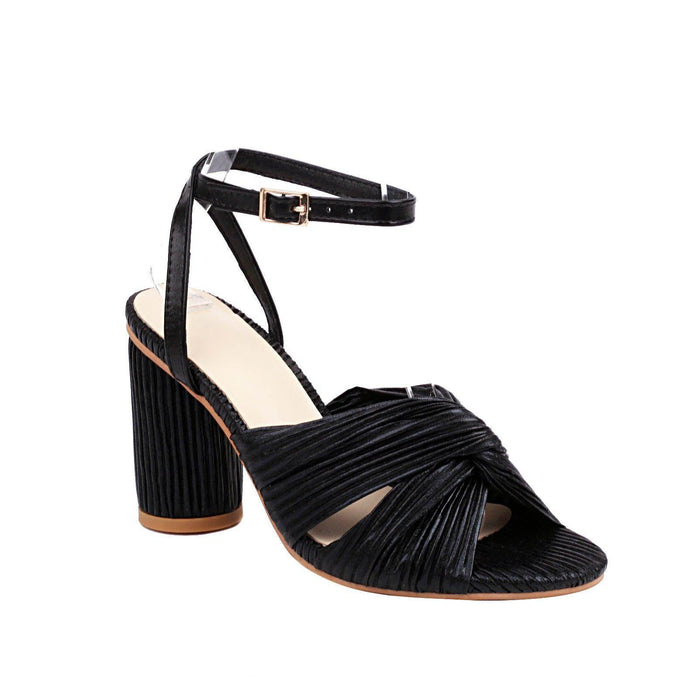 Women's Fashion Bowknot Chunky High Heels - Magellan Fashion Shop