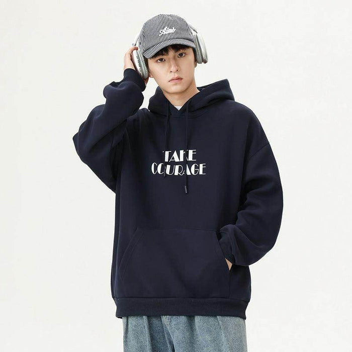 Hooded Sweater Letter Printing - Magellan Fashion Shop