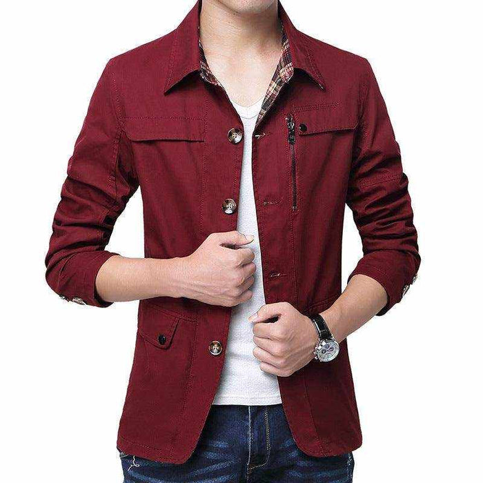 Slim thin jacket jacket men - Magellan Fashion Shop