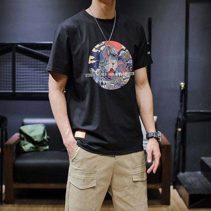 Large size T-shirt print T-shirt - Magellan Fashion Shop