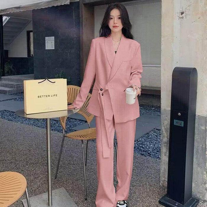 Suit Two-piece Suit Casual Small Suit Women - Magellan Fashion Shop