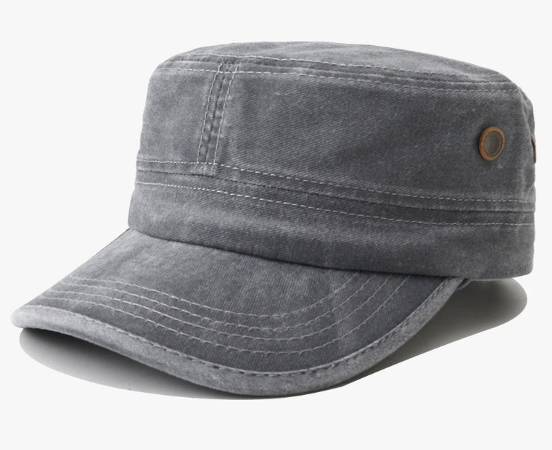 All-match Flat Top Military Cap Men And Women