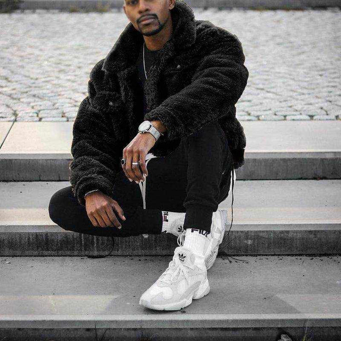 Spring Black Loose Jacket Jacket Men - Magellan Fashion Shop