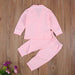 Cotton Two Piece Pajama Sets Toddler Kids Baby Girl Boy - Magellan Fashion Shop