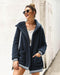 Hooded fur coat long top - Magellan Fashion Shop
