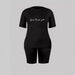 Women's Printed Sports Letter Print Short-sleeve Shorts Casual Two-piece Suit - Magellan Fashion Shop