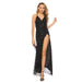 V-neck sexy halter strap sequin dress - Magellan Fashion Shop