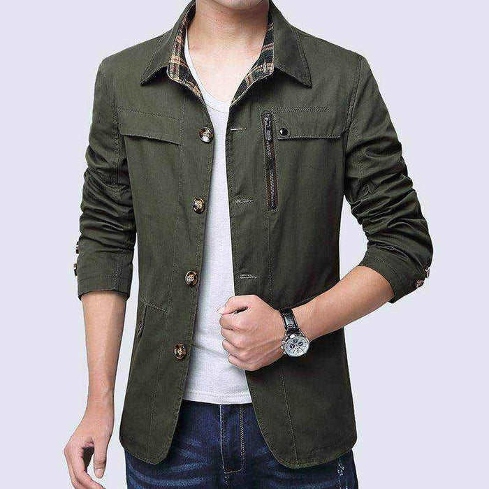 Slim thin jacket jacket men - Magellan Fashion Shop