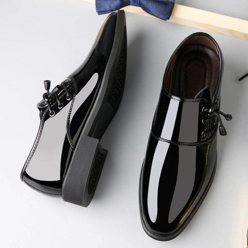 Lace-Up Leather Shoes Men Business Casual Shoes Men - Magellan Fashion Shop